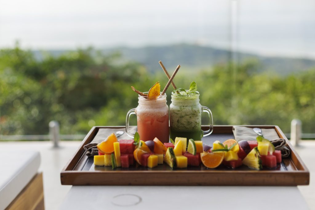 Refreshing natural drinks at Kura.